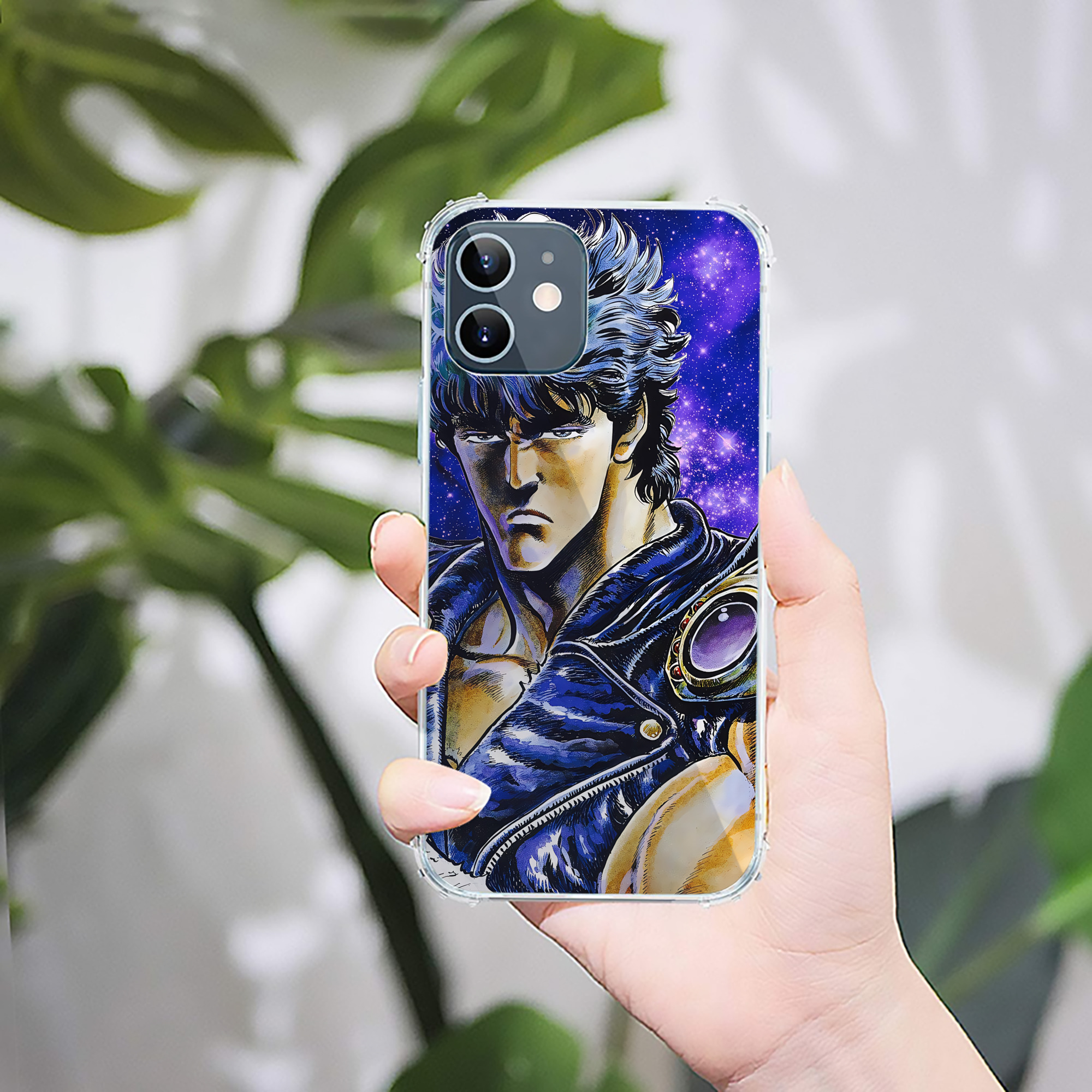 （画像用） 北斗の拳 Fist of the North Star 【iPhone 12シリーズ対応】透明スマホケース（クリアソフトケース）